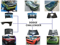 Coques de carrosserie, porte, capot moteur, aile, panneau de toit, baignoire, hayon pour Dodge Charger,Challenger,Ram 1500,Durango