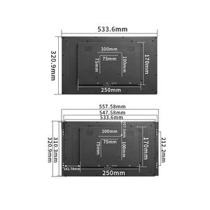 Monitor layar sentuh, Monitor industri bingkai terbuka 21.5 inci 1920*1080 IPS VESA Mount Industrial cahaya matahari luar ruangan - Product Image 4