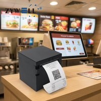 Impresora térmica ZYWELL 80mm Pos Impresora de recibos Impresora Trmica con caja registradora Puerto Impresora de facturas