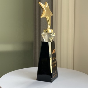 Trophée de diamant de verre de cristal d'étoile d'<span class=keywords><strong>ADL</strong></span> Prix en gros de trophée d'usine pour le détaillant - Product Image 4
