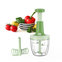 Hete Verkoop Multifunctionele Handpers Keukengereedschap Handmatige Groentesnijder Knoflook Ui Chopper