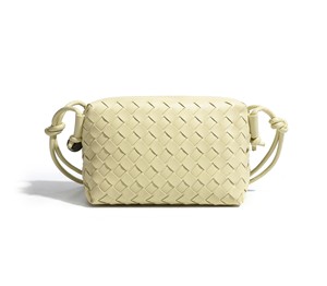 New Style handmade Braided Bag <b>Small</b> square Bag Simple Solid Colour Coin <b>Purse</b> Fashion woven Bag - Product Image 4