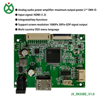 Module de contrôleur d'écran LCD JX-RK50B EDP moins cher avec sortie EDP, résolution 1920x1080