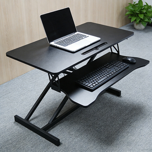 <span class=keywords><strong>Escritorio</strong></span> Plegable con Elevación Neumática que Ahorra Espacio, con Marco <span class=keywords><strong>de</strong></span> Aluminio y Doble Tablero <span class=keywords><strong>de</strong></span> MDF <span class=keywords><strong>para</strong></span> Dormitorios y Oficinas en Casa - Product Image 6