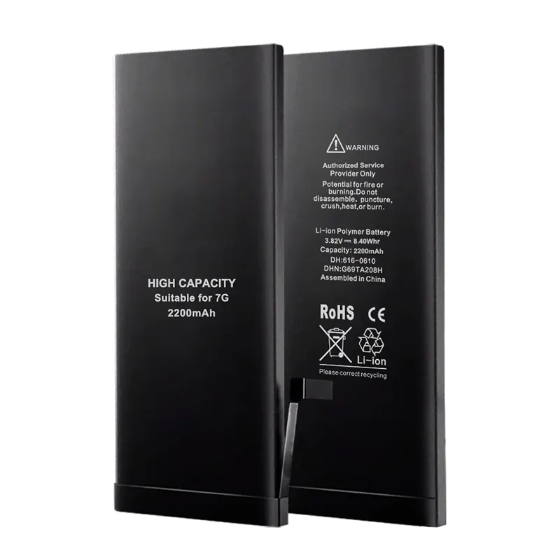 High Quality Suppliers Li-on Battery for IPhone 7g 2200mah Cell Phone Batteries