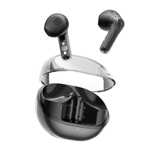 2024 <span class=keywords><strong>SOUNDPEATS</strong></span> Clear Pods con cancelación de ruido ENC con mucho tiempo para reproducir hasta 40 horas, <span class=keywords><strong>Bluetooth</strong></span> V5.3 con modo de juego - Product Image 1
