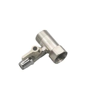 Válvula de entrada en T de 2 puntos de acero inoxidable, 1 entrada, para purificador de agua, máquina de agua pura, sistema de ultrafiltración - Product Image 1
