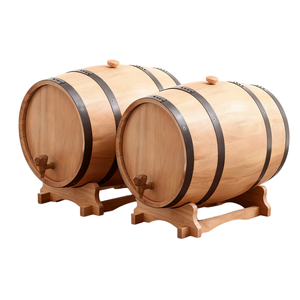 Benutzer definierte Größe Vintage Dekor Display Eiche Holzfass Wein Whisky Barrel Lagerung mit Wasserhahn für Home Bar - Product Image 1