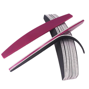 Lima de uñas desechable al por mayor con núcleo de plástico, papel de lija autoadhesivo de doble cara, reemplazable para salón de manicura - Product Image 1