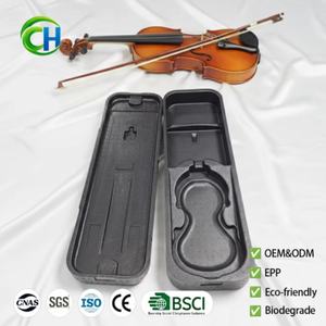 Étui de <span class=keywords><strong>violon</strong></span> en mousse EPP léger, antichoc, écologique, avec logo personnalisé et protection rembourrée imperméable - Product Image 1