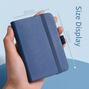 Carnet de notes A7 mini rétro américain pour étudiants, couverture en cuir épaissie, portable, couverture en papier durable, 100 feuilles - Product Image 5
