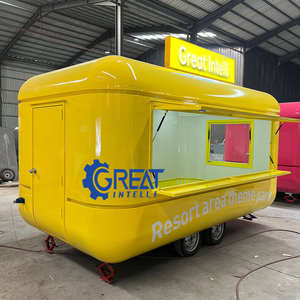 Chariot de cuisine mobile, chariot à bière et boissons, refroidisseur, remorque alimentaire pour churros, friteuse, kiosque, petit camion de restauration rapide, hot-dogs électriques, frites - Product Image 6