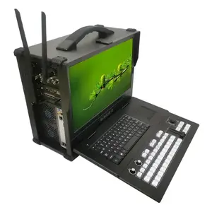 Équipement de diffusion <span class=keywords><strong>vidéo</strong></span> en direct tout-en-un le plus récent <span class=keywords><strong>avec</strong></span> <span class=keywords><strong>écran</strong></span> Full HD de 17,3 pouces et mélangeur intégré pour la radiodiffusion et la télévision - Product Image 1