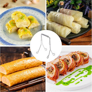Clip à chou en acier inoxydable 304, réutilisable, outil <span class=keywords><strong>de</strong></span> cuisine et <span class=keywords><strong>de</strong></span> pâtisserie, outil auxiliaire <span class=keywords><strong>de</strong></span> friture, 10 pièces - Product Image 5