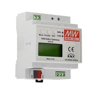 Gateway KNX-DALI Mean Well KDA-64, 100-240VAC, Control de Iluminación Inteligente - Product Image 1