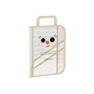 Sac de rangement en filet transparent rectangulaire avec fermeture éclair, organiseur de matériels scolaires pour examens, grande capacité, utilisation polyvalente pour salon - Product Image 3
