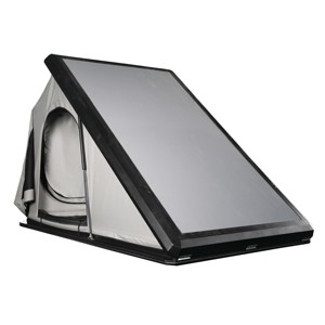 เต็นท์หลังคา<span class=keywords><strong>รถ</strong></span>ทรงสามเหลี่ยมอลูมิเนียมอัลลอยด์ - ใช้ได้กับรถทุกรุ่น เต็นท์บนหลังคาคุณภาพสูงสำหรับรถ SUV และรถบรรทุกสำหรับการตั้งแคมป์ - Product Image 1