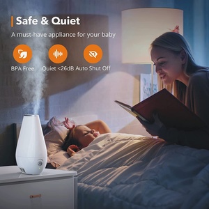 Elegante Amd Smart Looking Humidificador ultrasónico 20 Innovación ABS Máquina de ruido blanco Humidificador Difusor de aceite esencial Sin agua - Product Image 4