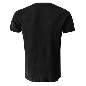 T-shirt gaufré de couleur bleue douce et respirante Streetwear T-shirt homme décontracté à boutons coupe ajustée - Product Image 6