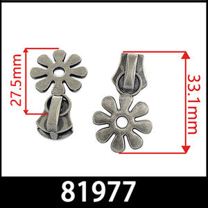 سحاب معدني مستطيل عالي الجودة مخصص، رأس سحاب مسطح بقفل تلقائي من سبائك الزنك خالٍ من النيكل، ماركة CRYSTI للملابس والحقائب - Product Image 5