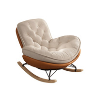 Fauteuil à bascule et canapé inclinable Penguin moderne pour appartement et hôtel, idéal pour balcon, couleur personnalisable