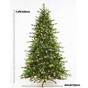 Haute qualité 4.5f/6/7.5ft vert artificiel PVC arbre De noël support en métal intérieur/extérieur vacances décoration De noël Arbre De <span class=keywords><strong>Noel</strong></span> - Product Image 3