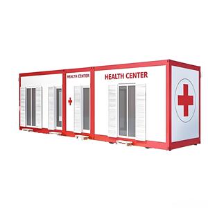 Clinique mobile préfabriquée pliable en conteneur de 40 pieds pour le tri et les soins d'urgence en extérieur - Product Image 1