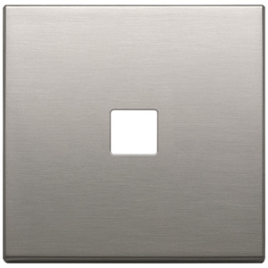 Flat <b>Brushed</b> Nickel Wall <b>Plate</b> 9.5 In Length 1.4 In Height For Switches - Product Image 1