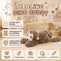 Peluche singe couché personnalisée, douce et moelleuse, à faible perte de poils, pour cadeau de fêtes, décoration de canapé, faible MOQ, OEM, ODM