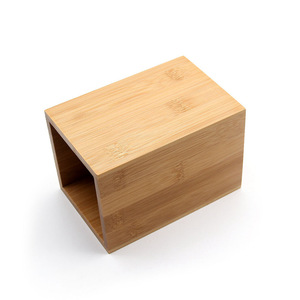 Porte-ustensiles de cuisine en bambou avec rangement pour cuillères et fouets à manche en bois, design minimaliste, articles de cuisine écologiques - Product Image 4