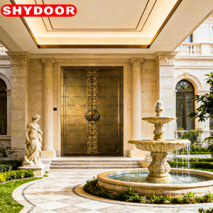 <span class=keywords><strong>Puerta</strong></span> <span class=keywords><strong>de</strong></span> Seguridad <span class=keywords><strong>de</strong></span> Aluminio Tallada, Doble Corte Láser, Aleación <span class=keywords><strong>de</strong></span> Ferretería, <span class=keywords><strong>Puerta</strong></span> <span class=keywords><strong>de</strong></span> Entrada <span class=keywords><strong>de</strong></span> Lujo para Villa, Estilo Herencia - Product Image 6