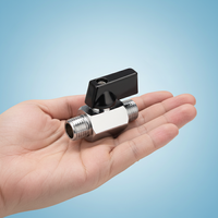 Vanne à boisseau sphérique miniature en laiton TUBOMART OEM 1/2'' pour eau chaude et froide résidentielle avec AS4617