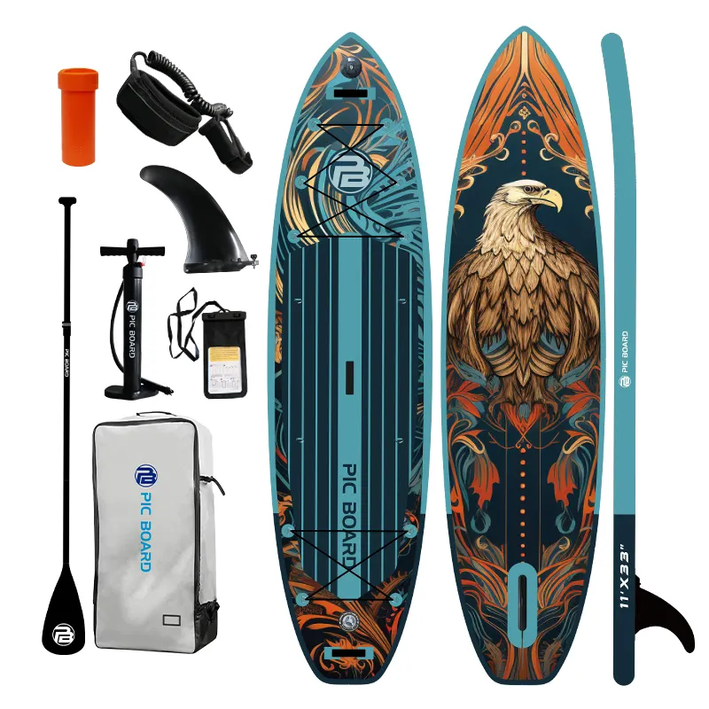 PIC kurulu özelleştirilmiş Stand up sörf Sup Surfboard Sap satılık şişme kürek kurulu Paddleboard