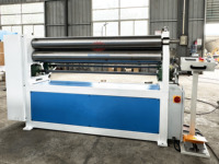 Chine Fournisseurs 2mm Épaisseur Tôle 3 Rouleaux Machine à cintrer W11F Machine à rouler les plaques SP-W11F