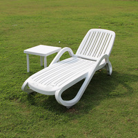 Tumbonas de Lujo para Piscina y Playa, Muebles de Exterior para Patio, Sillas Reclinables para Piscina