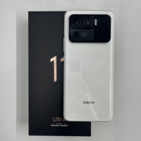 Vente en gros de smartphones Xiaomi 11Ultra 5G version mondiale originale, 8 Go de RAM, double bande GSM, 256 Go/512 Go, débloqués, téléphones d'occasion, bonne batterie