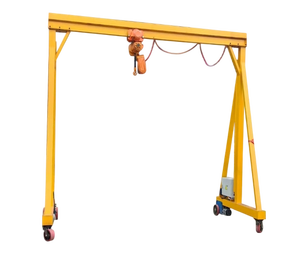 Grúa de pórtico móvil versátil: estructura robusta y fácil movilidad. Ampliamente utilizado en mercados de acero, sitios temporales y talleres de reparación - Product Image 2