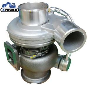 เทอร์โบชาร์จเจอร์รถขุดตีนตะขาบ XPower E336D E330C สำหรับเครื่องยนต์ดีเซล C9 สีเงินใหม่ 2507701 2507696 2507700 รับประกัน 6 เดือน - Product Image 1