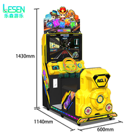Machine de jeu vidéo d'arcade pour enfants, simulateur de course automobile à monnayeur