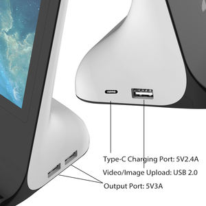 Nuovo Powerbank Menu per Caffetterie e Ristoranti, Power Bank Pubblicitario da Tavolo con Cavo 3 in 1 per Bar - Product Image 4