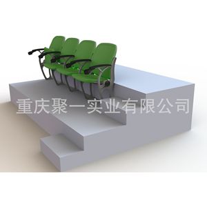 Asientos para Estadios de 4681 Plazas, Sillas de Plástico HDPE Moldeadas por Soplado, para Exteriores, Campos Deportivos y Tribunas - Product Image 4