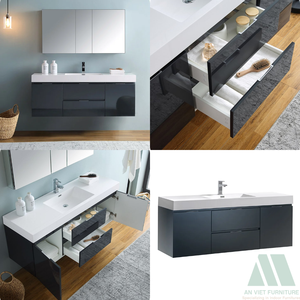 Wholesale Modern Storage Flat Pack Wooden <b>Kitchen</b> Bathroom Cabinets Customizable OEM ODM Home Furniture Home Furniture - Product Image 6