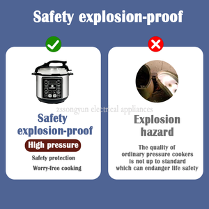 Nhà Máy Giá Nồi hấp điện 11 cài sẵn menu 6L kỹ thuật số chậm thông minh Nồi áp suất Nồi cơm điện - Product Image 4