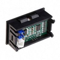 Panel Meter suhu mobil DC5-12V termometer 50 ~ 110C LED Digital meteran pengukur Lot merah hijau biru