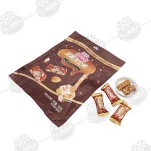 Caramelos de Toffee Crujiente con Nueces al por Mayor, Halal, con Almendras Tostadas, Caramelos Duros de Toffee, Envueltos Individualmente - Product Image 4