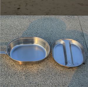 Boîte à lunch en acier inoxydable de 920 ml pour pique-nique, chasse, sports, voyage, combat, cuisine en plein air, camping, chauffage, style américain - Product Image 5