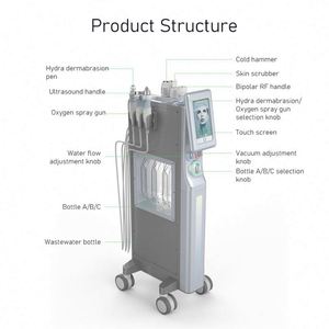 6 in 1 Visible Blackhead Remover Jetpeel Hydrodermabrasion Cleaning Aqua Peel Facial Machine for Salon - Product Image 5