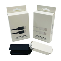 Cable USB C a C, cable tipo C a tipo C, 60W PD, carga rápida para cargador Samsung, para Samsung Note20, serie S20, cable de carga.