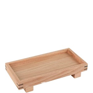 Solid Wood Storage <b>Tray</b> Rectangle Multifunction Desktop Organizer For <b>Perfume</b> Bottle Washbasin Plant Stand - Product Image 5