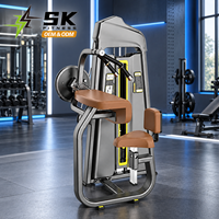 Machine de musculation professionnelle SK à charge par poulie pour centre de fitness – Machine d'extension des triceps assis – Vente en gros